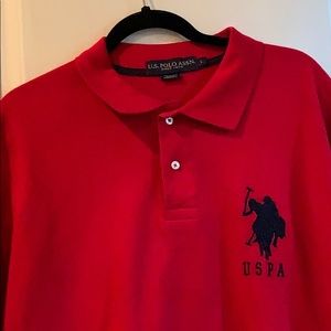 HOLIDAY RED POLO SHIRT! Never worn